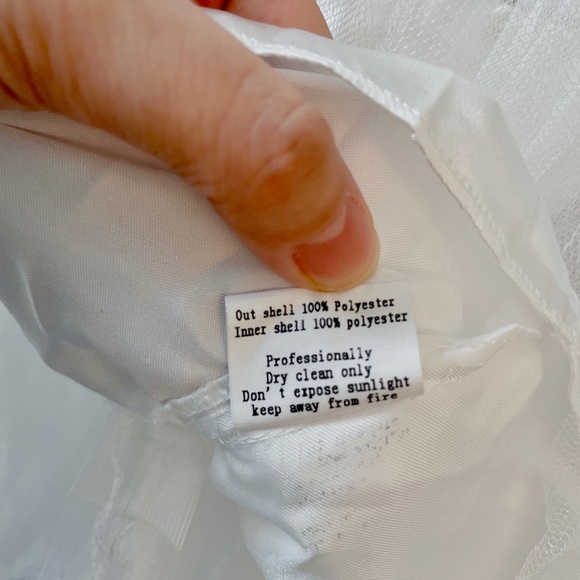 New ROMANO Ivory & Gold Tulle Baby Dress - 6 month - Picture 4 of 7